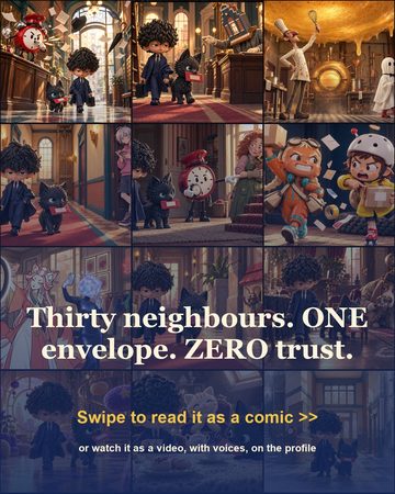 Cover of chapter 1: Come tour my building. Nobody here is who they seem.