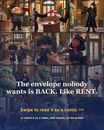 Cover of chapter 3: Nobody wants the red envelope. Watch it travel.